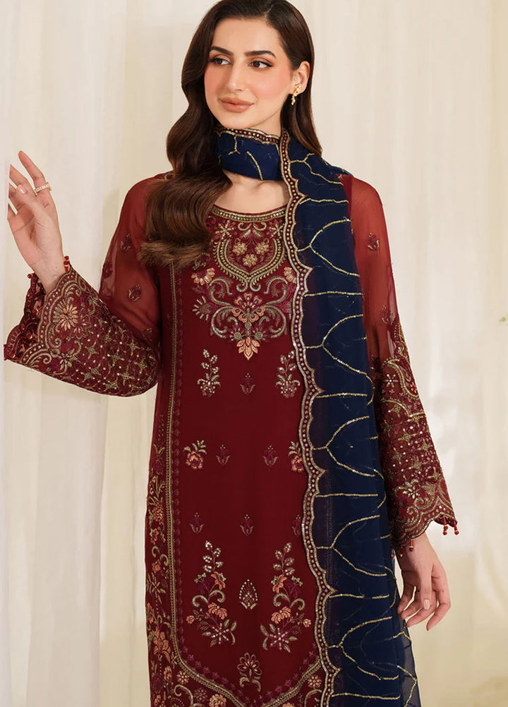 Imrozia Pret Embroidered Chiffon 3 Piece Suit M-94 Saira