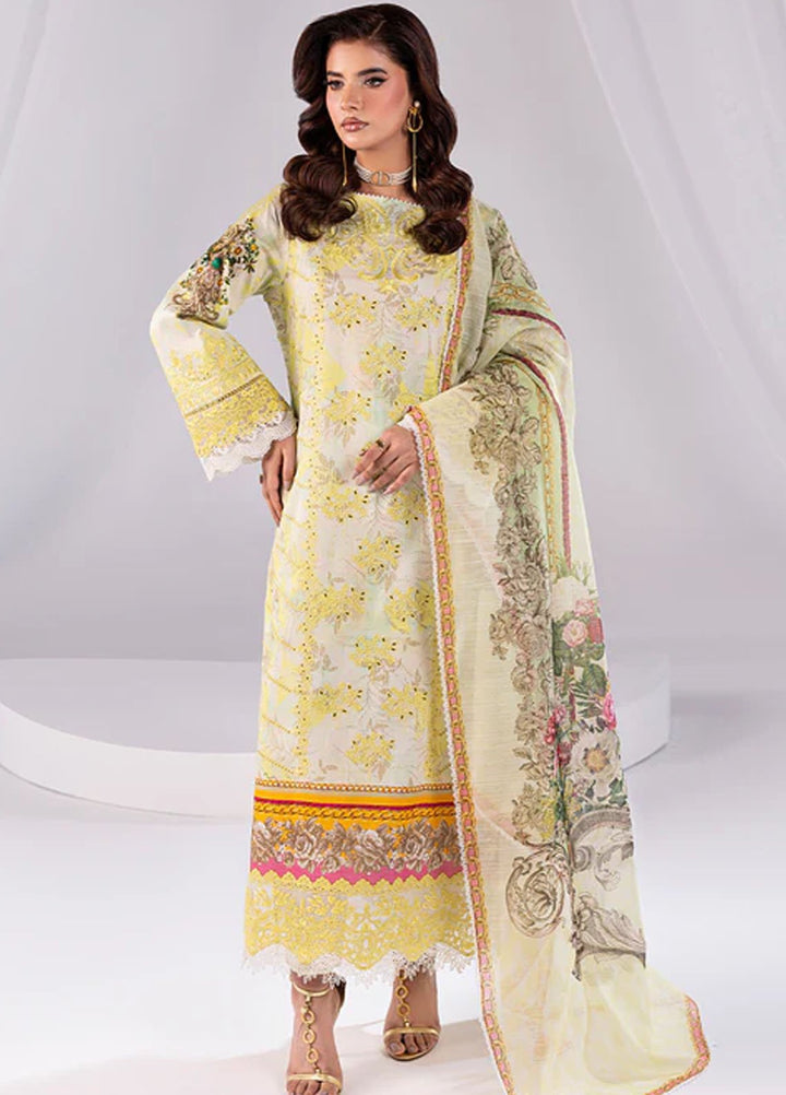 Imrozia Pret Printed Cotton 3 Piece Suit SP-64 Hooriya