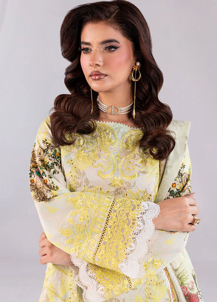 Imrozia Pret Printed Cotton 3 Piece Suit SP-64 Hooriya