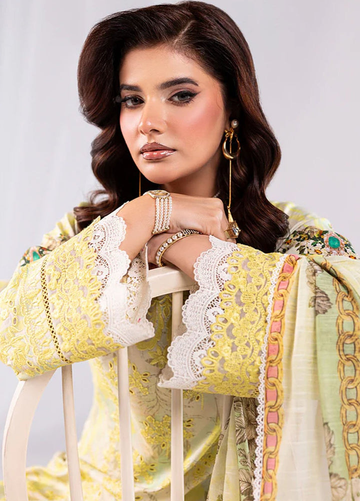 Imrozia Pret Printed Cotton 3 Piece Suit SP-64 Hooriya