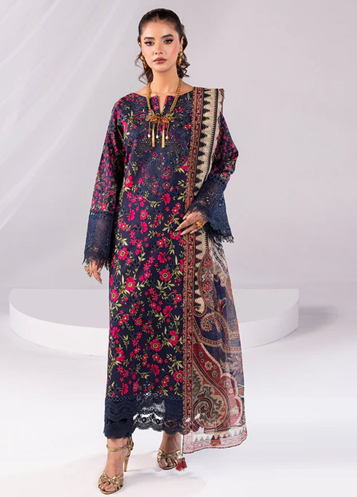 Imrozia Pret Printed Cotton 3 Piece Suit SP-66 Elaf