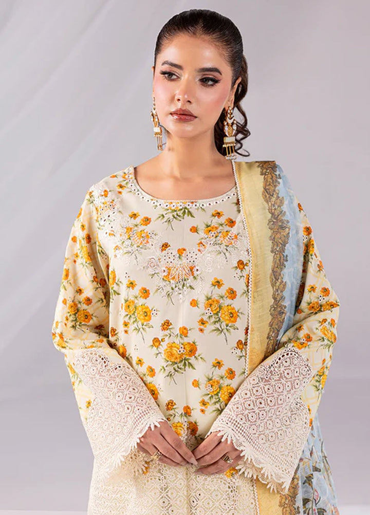Imrozia Pret Printed Cotton 3 Piece Suit SP-68 Meher