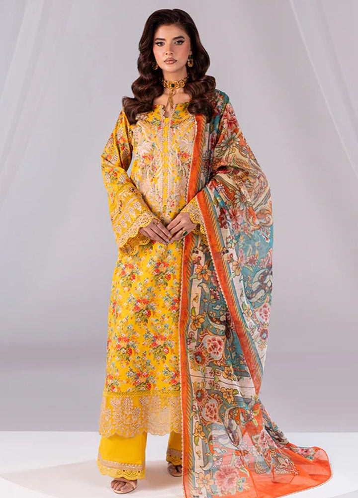 Imrozia Pret Printed Cotton 3 Piece Suit SP-69 Aneeqa