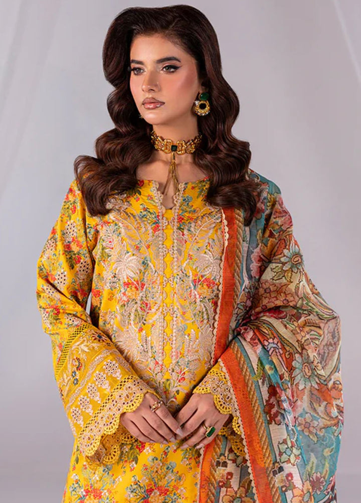 Imrozia Pret Printed Cotton 3 Piece Suit SP-69 Aneeqa
