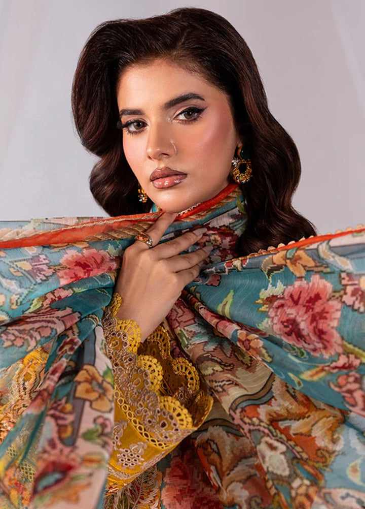 Imrozia Pret Printed Cotton 3 Piece Suit SP-69 Aneeqa