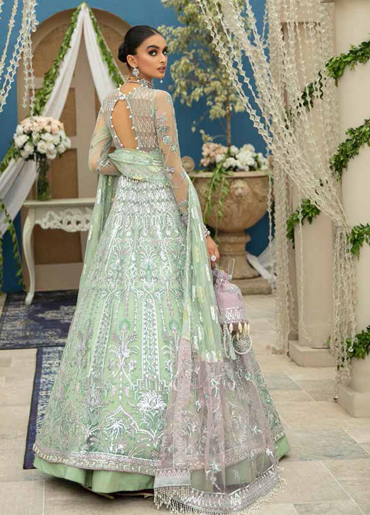 Inayat Embroidered Net Suits Unstitched 4 Piece IN21LW ILW-01 LILY - Luxury Formals Collection