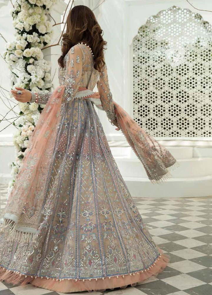 Inayat Embroidered Organza Suits Unstitched 3 Piece IN22LW 02 Fleur - Luxury Wedding Collection