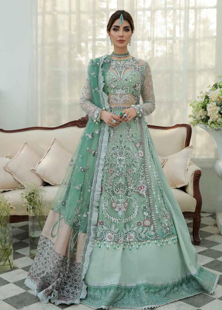 Inayat Embroidered Organza Suits Unstitched 3 Piece IN22LW 03 Lucia - Luxury Wedding Collection
