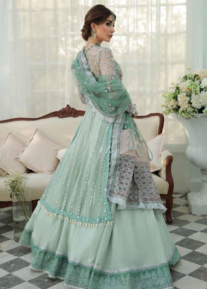 Inayat Embroidered Organza Suits Unstitched 3 Piece IN22LW 03 Lucia - Luxury Wedding Collection