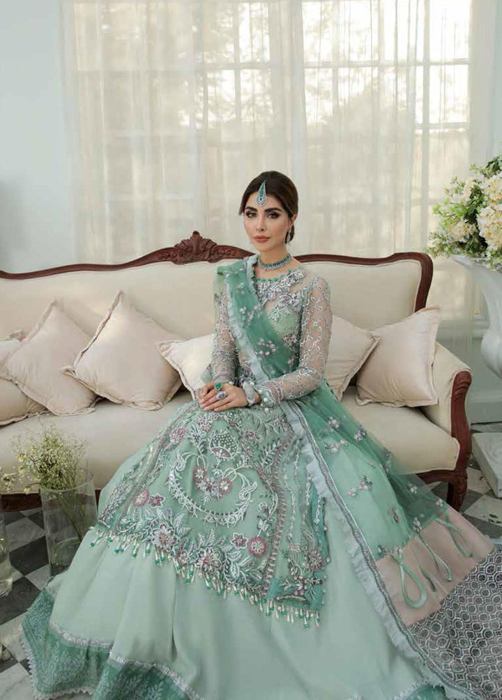 Inayat Embroidered Organza Suits Unstitched 3 Piece IN22LW 03 Lucia - Luxury Wedding Collection