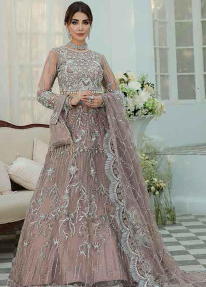Inayat Embroidered Organza Suits Unstitched 3 Piece IN22LW 06 Elie - Luxury Wedding Collection
