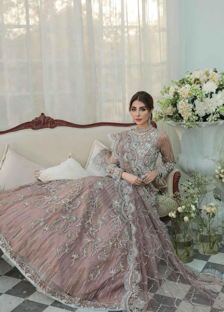 Inayat Embroidered Organza Suits Unstitched 3 Piece IN22LW 06 Elie - Luxury Wedding Collection