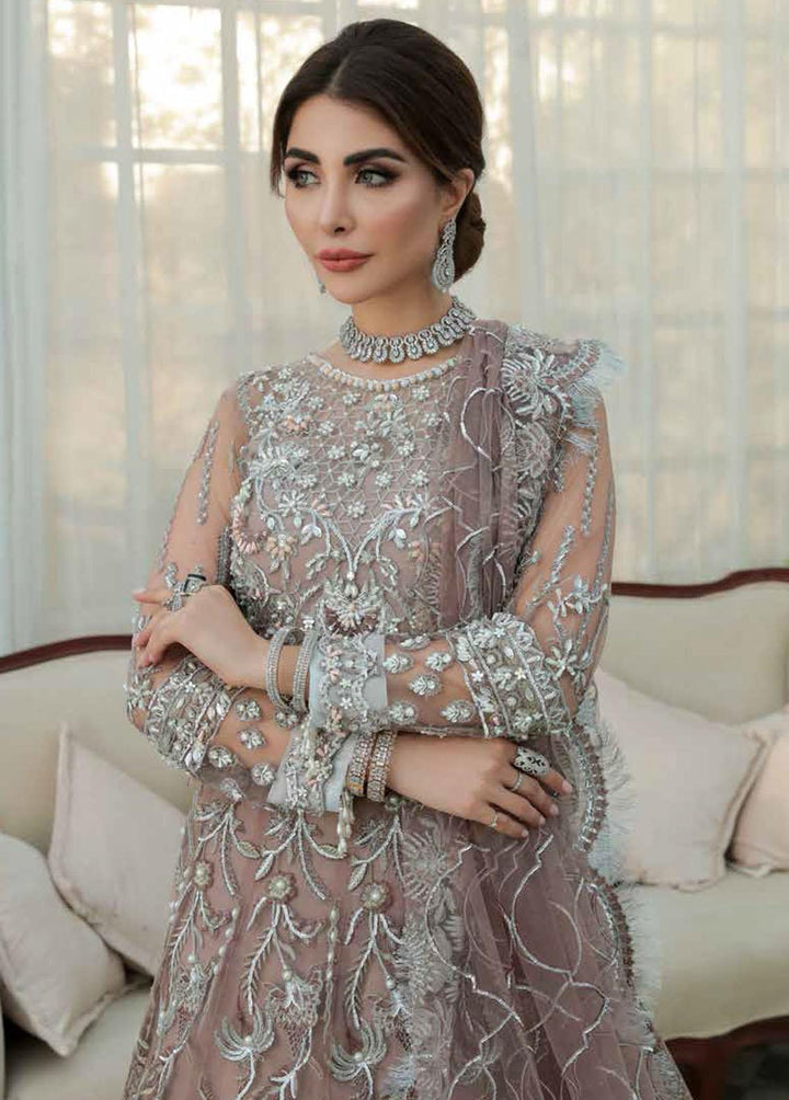 Inayat Embroidered Organza Suits Unstitched 3 Piece IN22LW 06 Elie - Luxury Wedding Collection