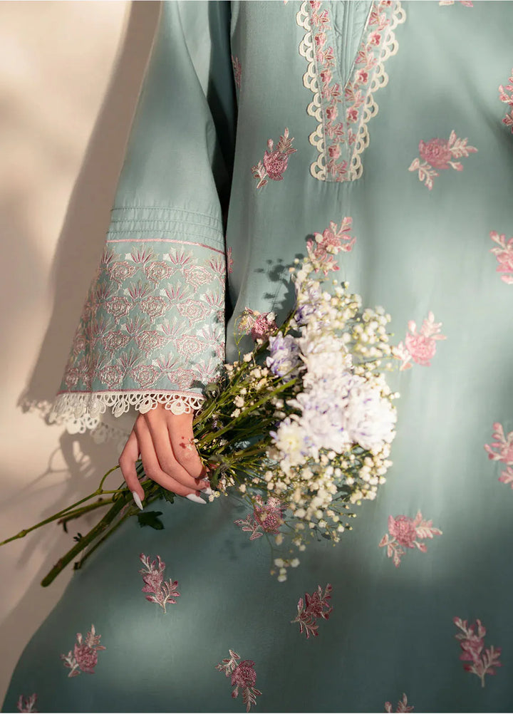 Inayat Pret Embroidered 2 Piece Suit Azure