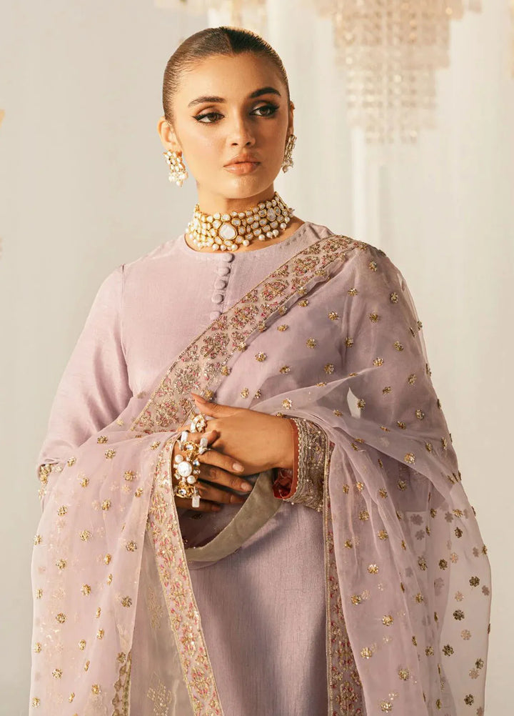 Inayat Pret Embroidered 3 Piece Suit Raha