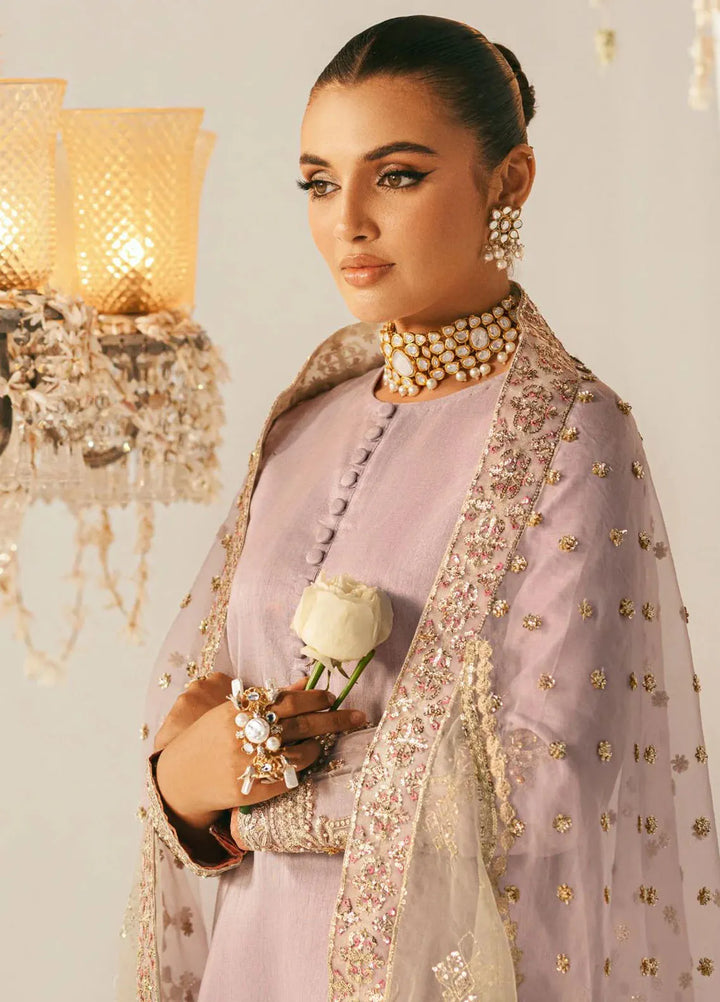 Inayat Pret Embroidered 3 Piece Suit Raha