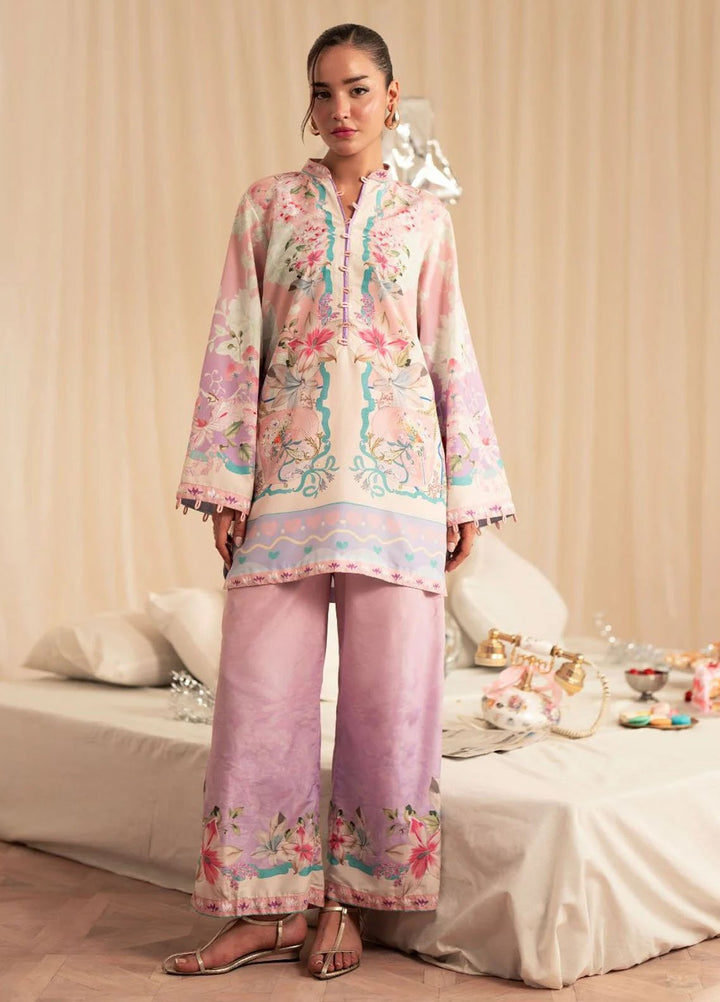 Inayat Pret Printed Silk 2 Piece Suit Meadow
