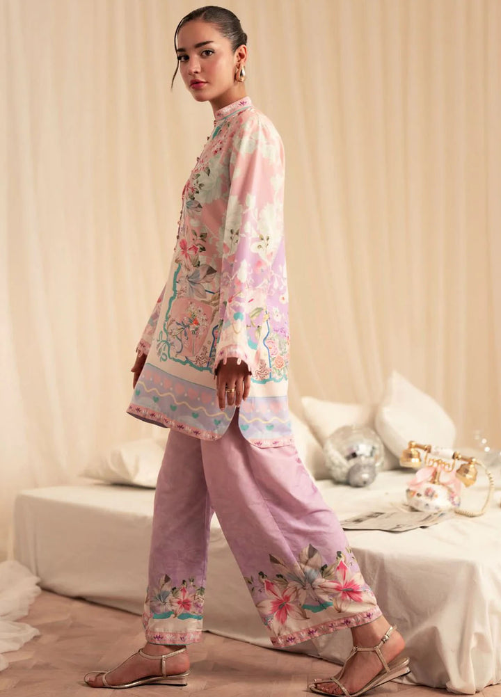 Inayat Pret Printed Silk 2 Piece Suit Meadow