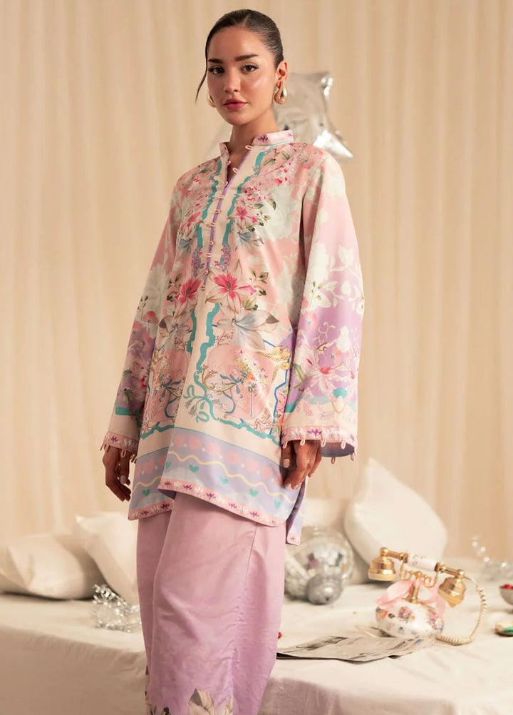Inayat Pret Printed Silk 2 Piece Suit Meadow