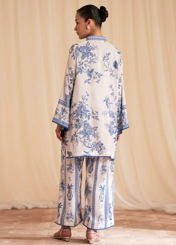 Inayat Pret Printed Silk 2 Piece Suit Oceana