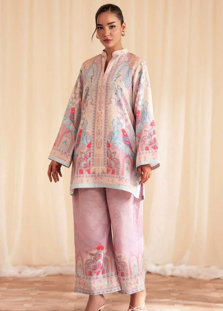 Inayat Pret Printed Silk 2 Piece Suit Stardust