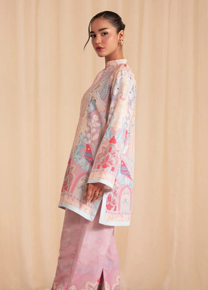 Inayat Pret Printed Silk 2 Piece Suit Stardust