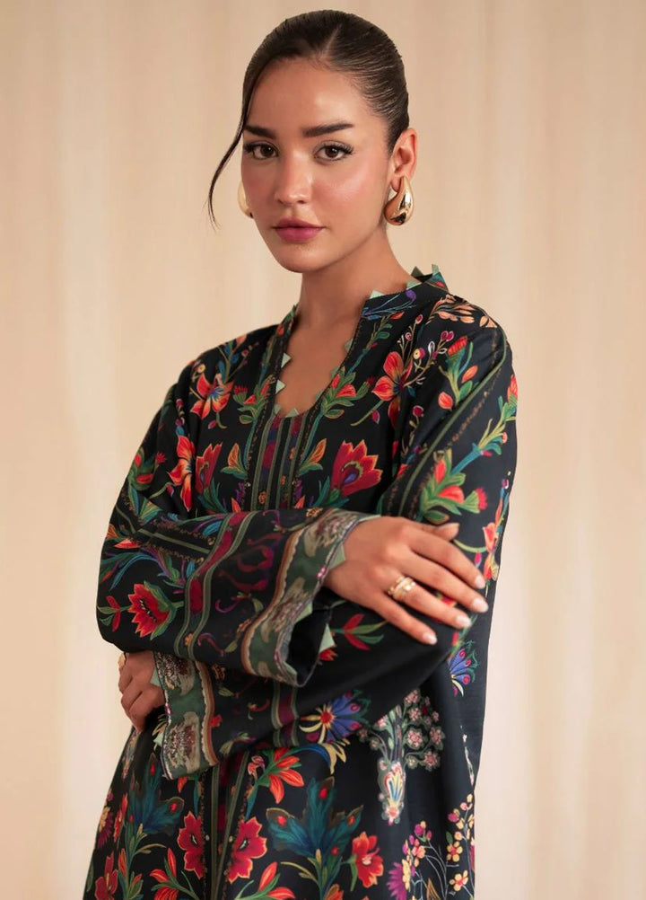 Inayat Pret Printed Silk 2 Piece Suit Willow