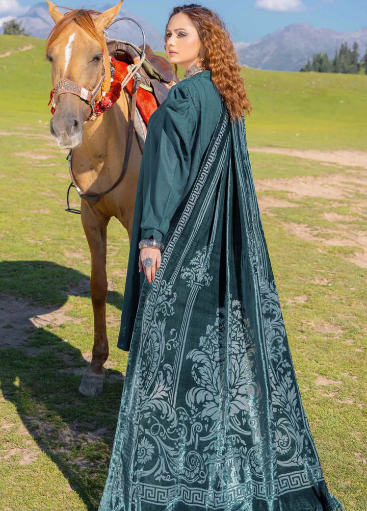 Insia By Riaz Arts Embroidered Wool Suit Unstitched 3 Piece RA24I D-05 - Winter Collection