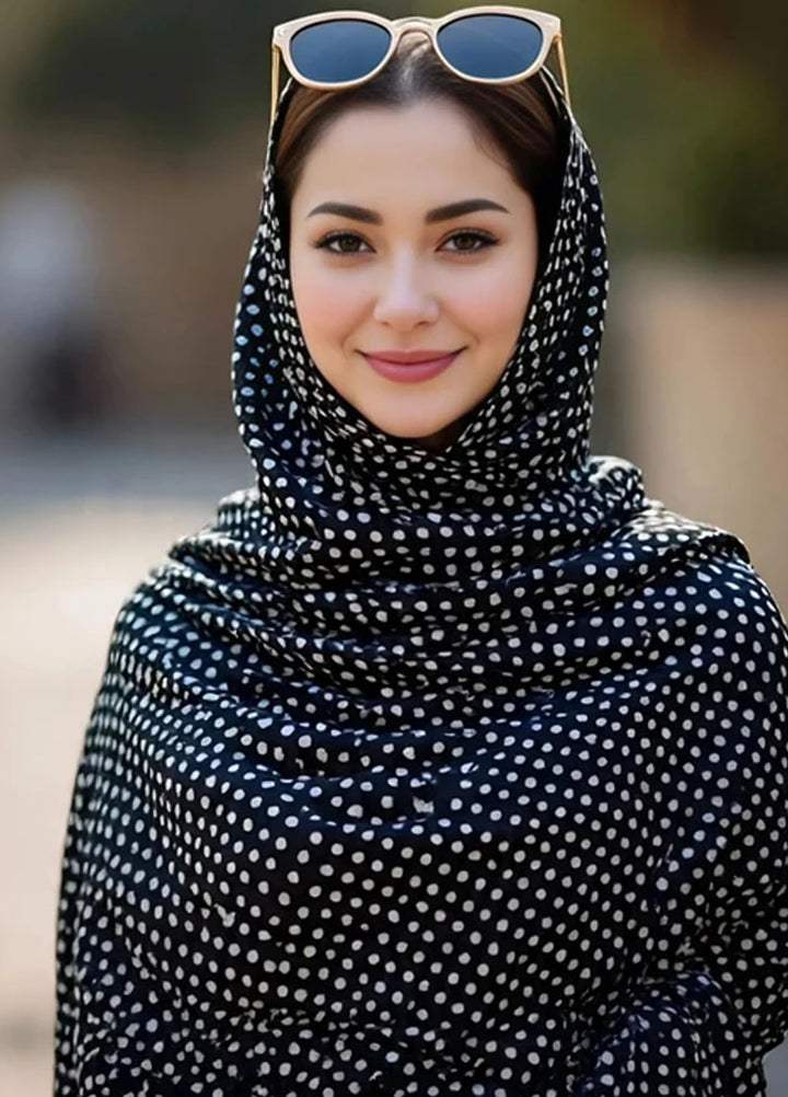 Insiya Pret Printed Georgette Namaz Chadar With Sleeves NUZ2620