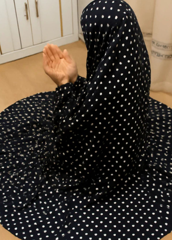 Insiya Pret Printed Georgette Namaz Chadar With Sleeves NUZ2620