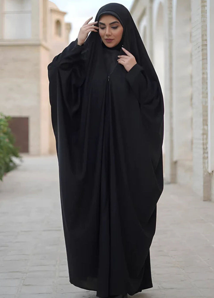 Insiya Pret Solid Georgette Irani Chadar With Sleeves REQ2255