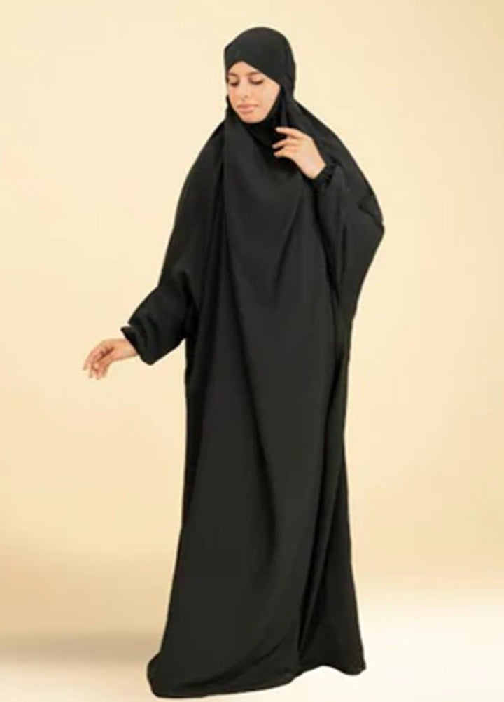 Insiya Pret Solid Swiss Lawn Namaz Chadar With Sleeves WAA0037