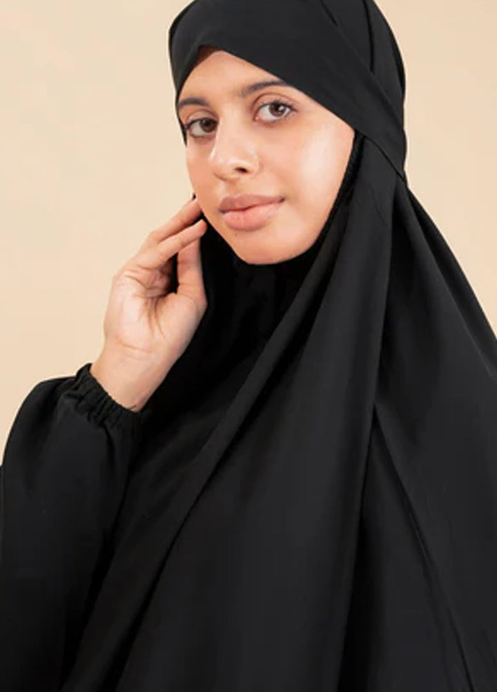 Insiya Pret Solid Swiss Lawn Namaz Chadar With Sleeves WAA0037