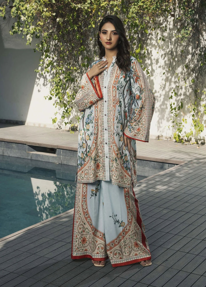 Ira by Miras Pret Printed Silk 2 Piece Suit Vera