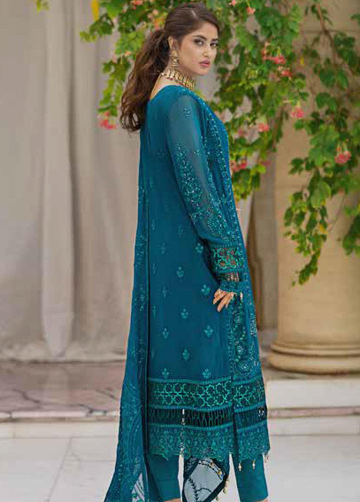 Ishq Aatish by Emaan Adeel Embroidered Chiffon Suits Unstitched 3 Piece EA23IA AT-07 - Luxury Collection