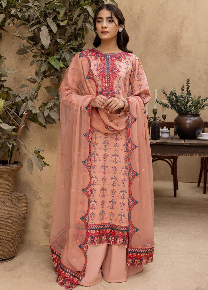 Ishq By Humdum Embroidered Jacquard Suits Unstitched 3 Piece HD24IQ D-04 - Spring Collection