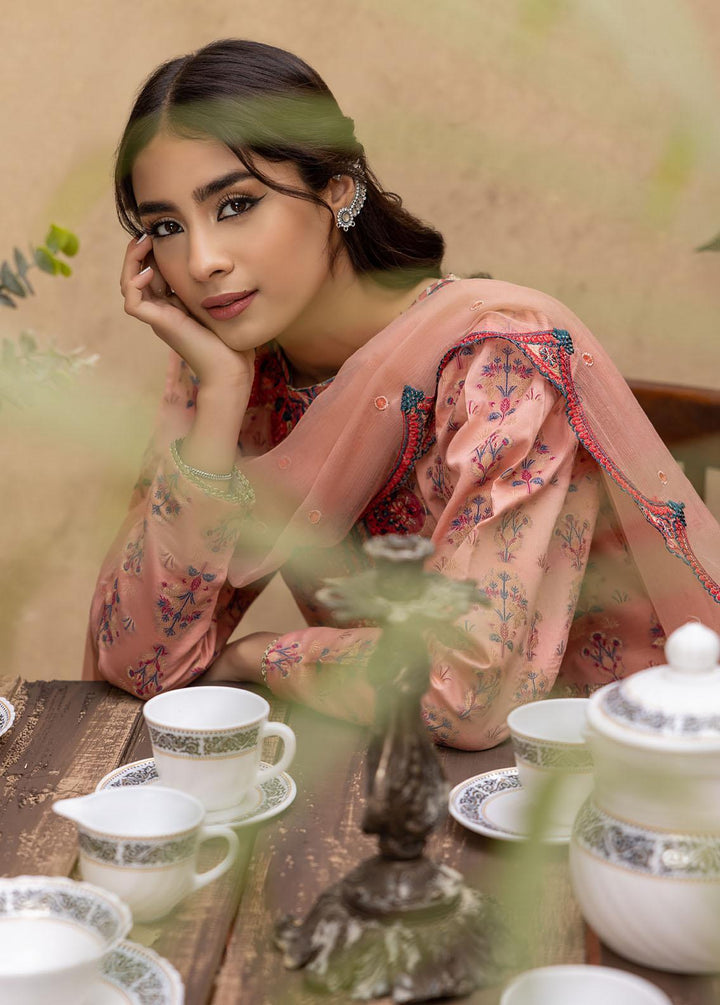 Ishq By Humdum Embroidered Jacquard Suits Unstitched 3 Piece HD24IQ D-04 - Spring Collection