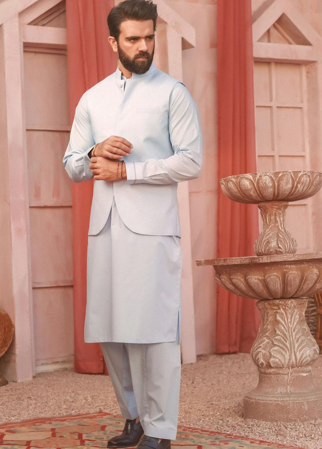 Istor Cotton Formal Kameez Shalwar for Men - IST-05-AQUA