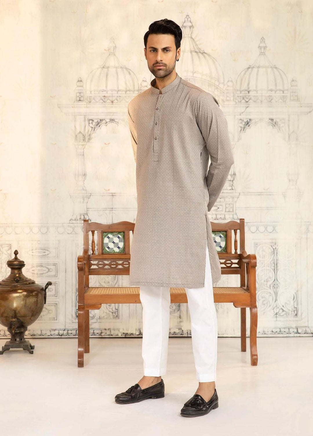 Istor Cotton Formal Kurta for Men - IST-36-Brown
