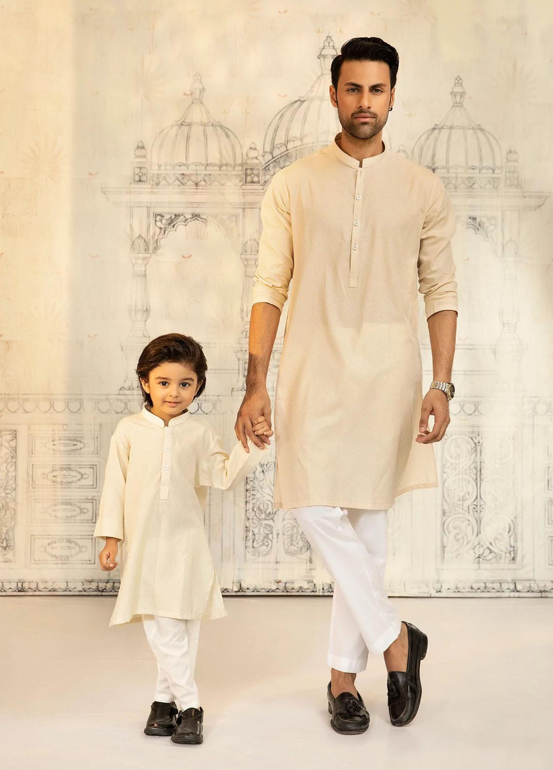 Istor Cotton Formal Kurta for Men - IST-39-Light-Beige