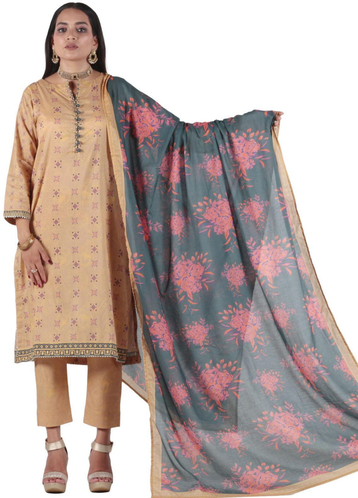 Vibgyor Fashion Pret Printed Lawn 3 Piece Suit D2-C2-23S ARZEN SKIN