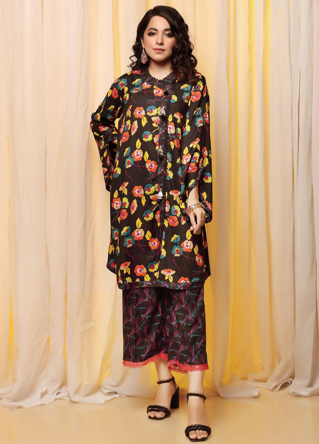 Heena By Ittehad Textiles Printed Linen Suits Unstitched 2 Piece ITD21H 1903-B - Winter Collection