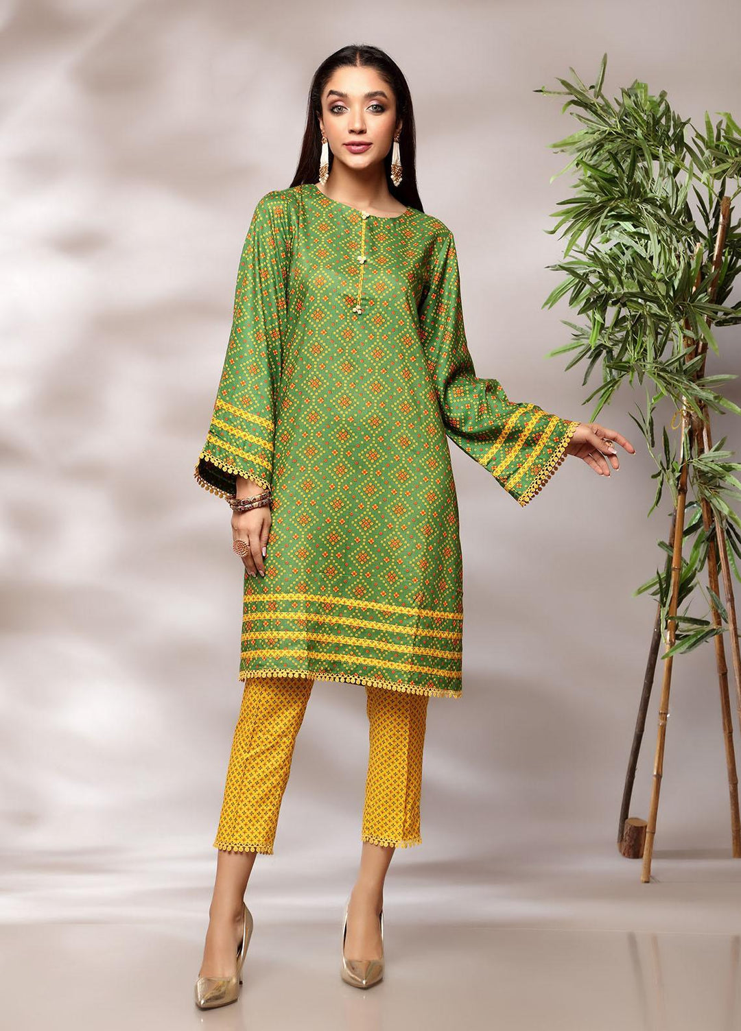 Heena By Ittehad Textiles Printed Linen Suits Unstitched 2 Piece ITD21H 1917-A - Winter Collection