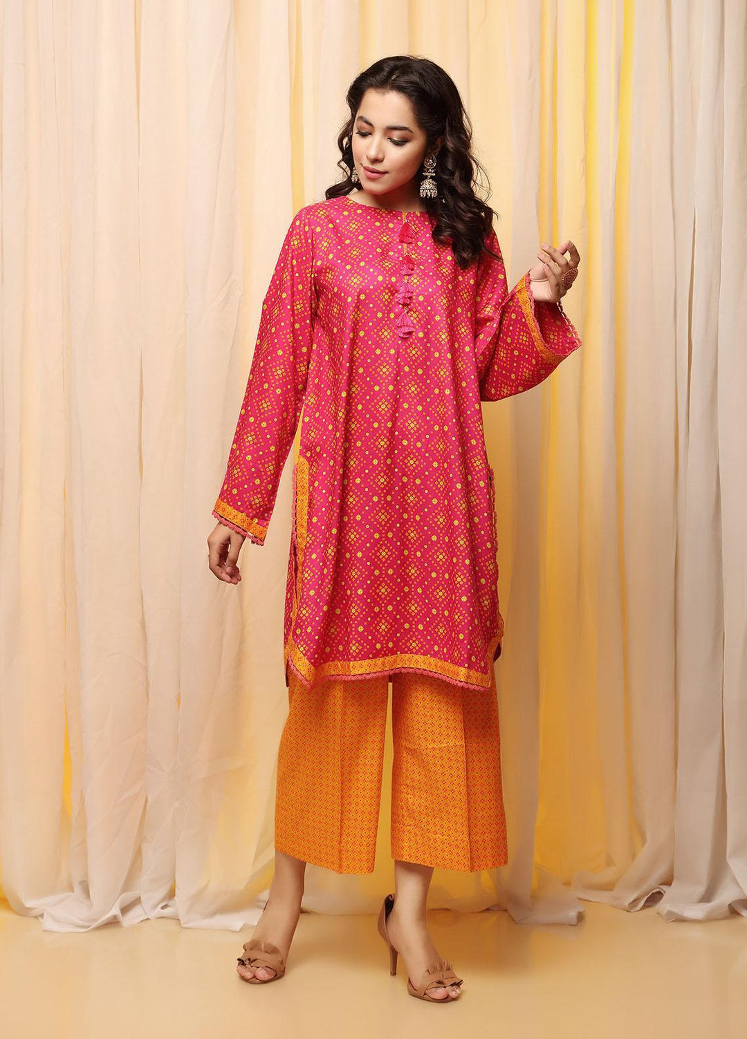Heena By Ittehad Textiles Printed Linen Suits Unstitched 2 Piece ITD21H 1917-B - Winter Collection