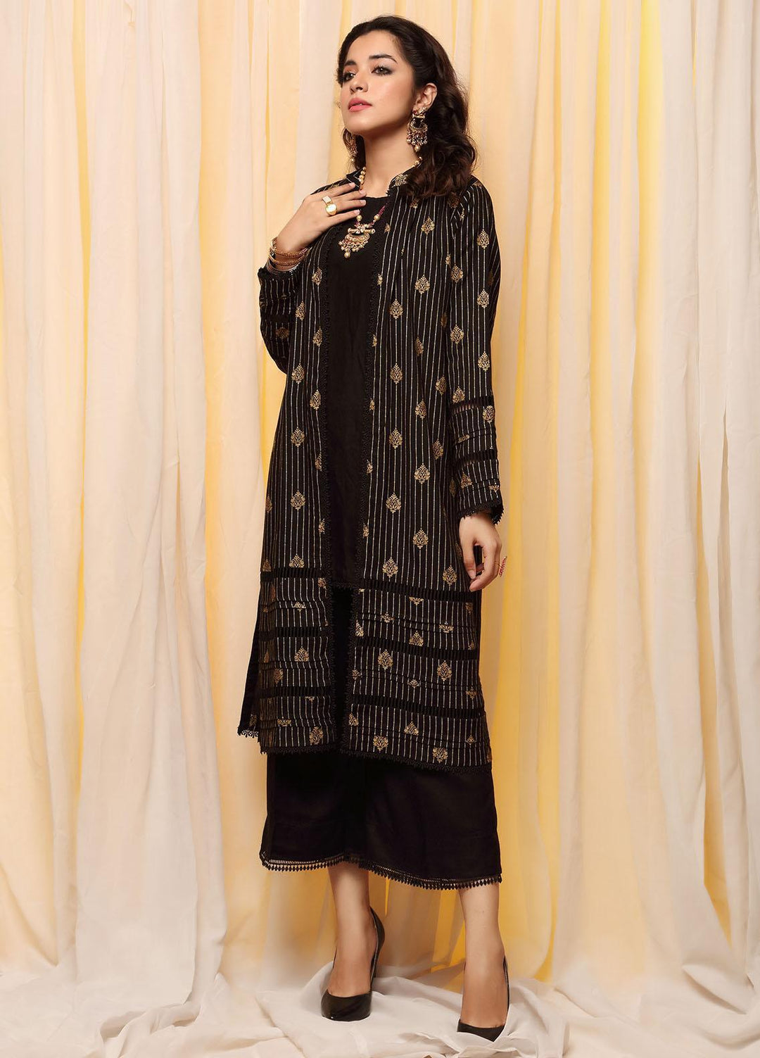 Heena By Ittehad Textiles Printed Linen Unstitched Kurties ITD21H 1920-D - Winter Collection