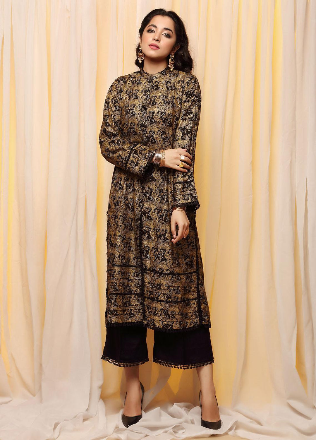 Heena By Ittehad Textiles Printed Linen Unstitched Kurties ITD21H 1920-E - Winter Collection