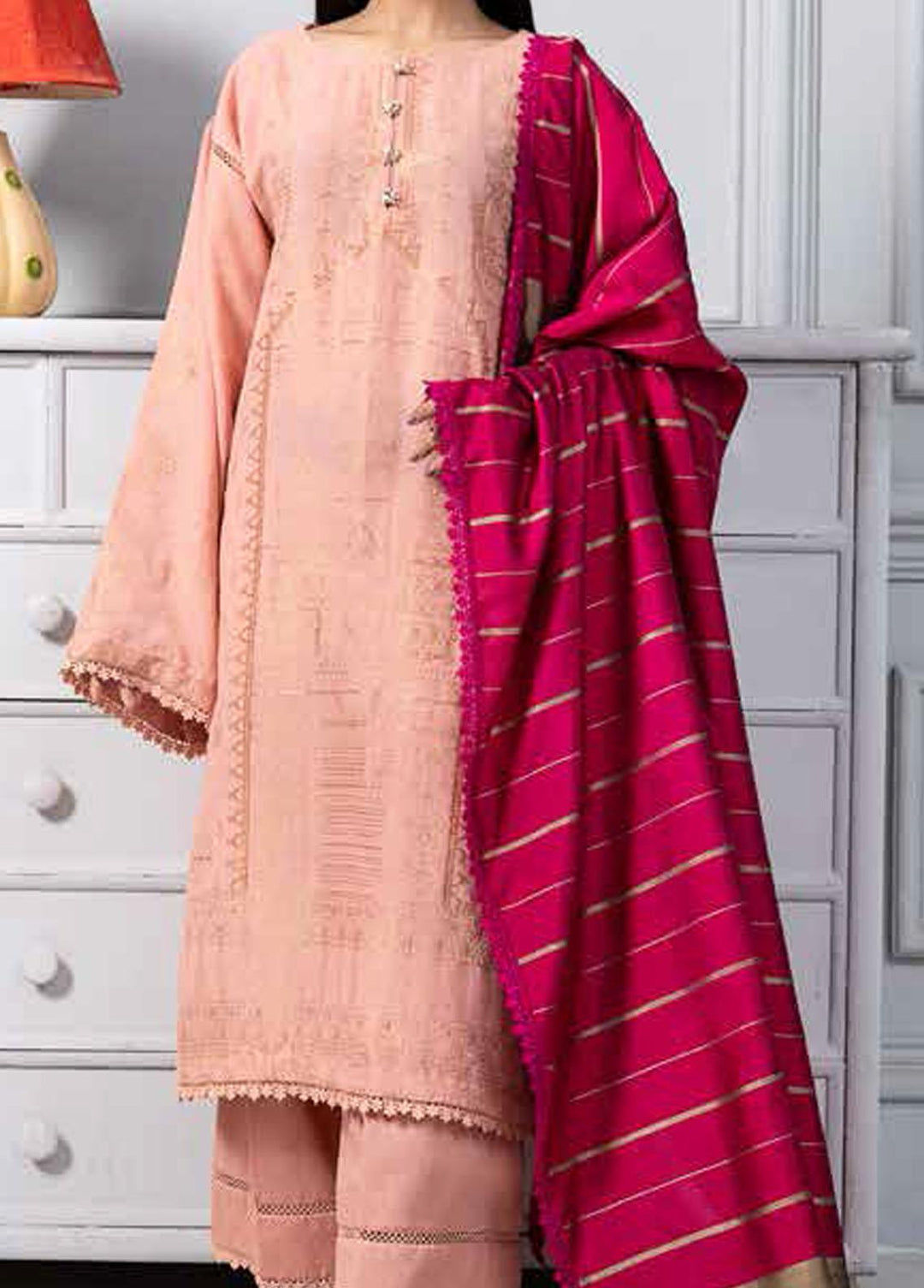 Ittehad Textiles Printed Khaddar Suits Unstitched 3 Piece ITD21K DGK-BEIRUT - Winter Collection