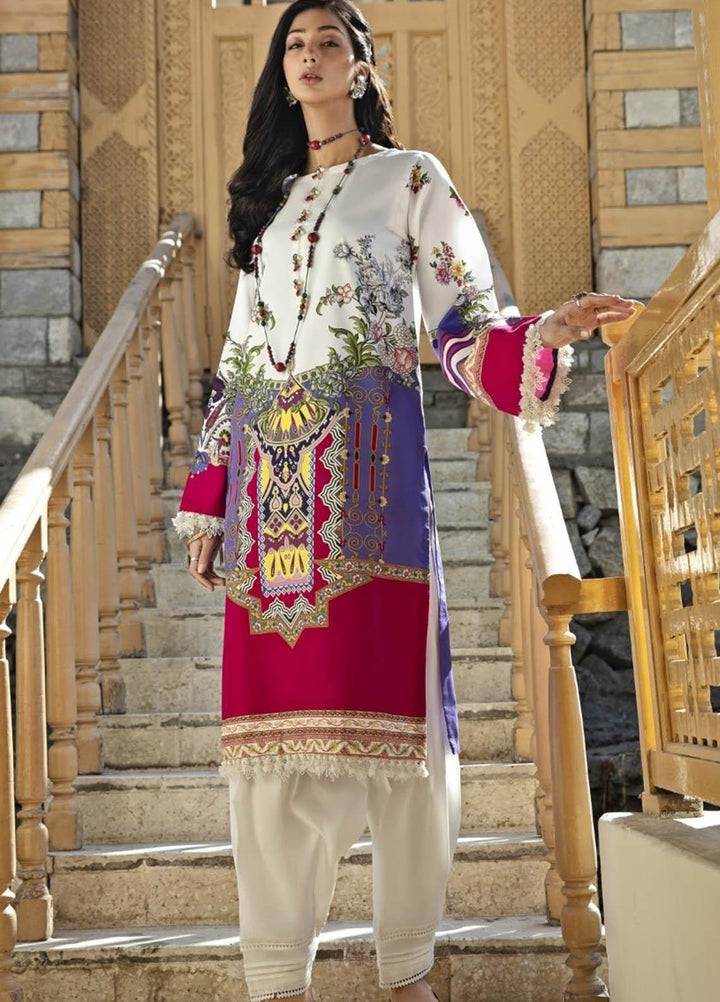 Ittehad Textiles Printed Cotton Satin  Unstitched Kurties IT21CS CS-ZARLASHTA - Summer Collection