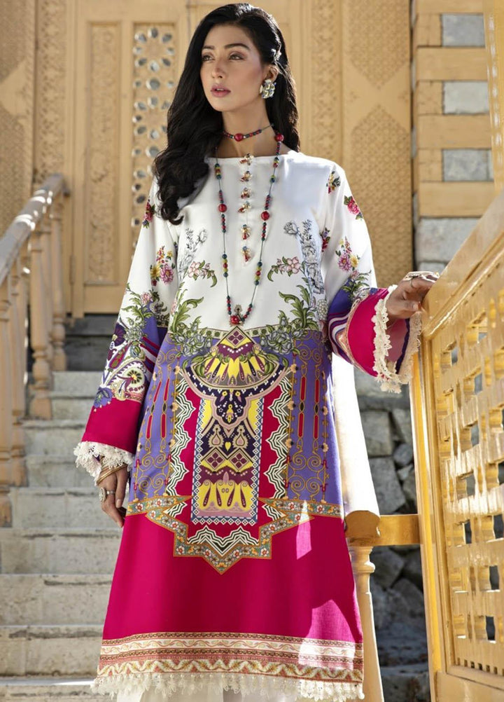 Ittehad Textiles Printed Cotton Satin  Unstitched Kurties IT21CS CS-ZARLASHTA - Summer Collection