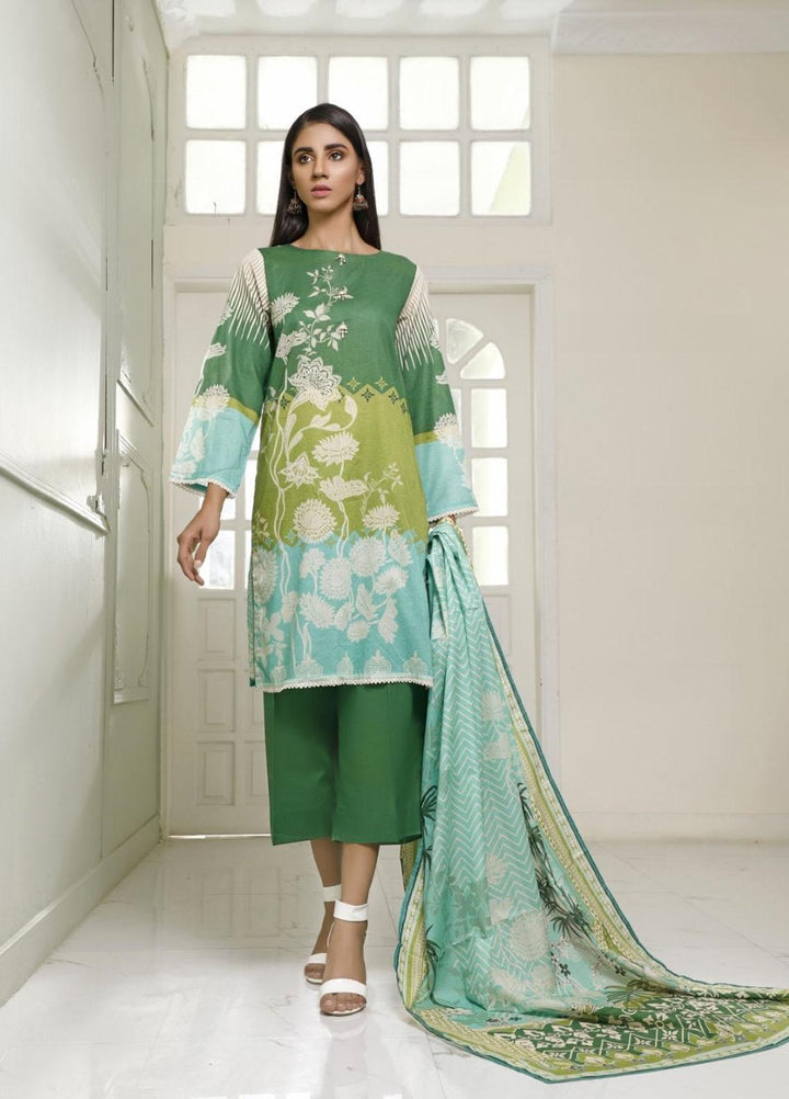 Ittehad Textiles Printed Lawn Suits Unstitched 3 Piece IT21CL LF-CL-21115B - Summer Collection